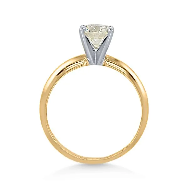 14K Diamond Solitaire Engagement Ring – GM Signature Image 2 Goldmart Jewelers Redding, CA