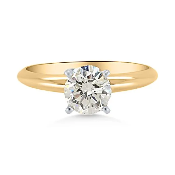 14K Diamond Solitaire Engagement Ring – GM Signature Goldmart Jewelers Redding, CA