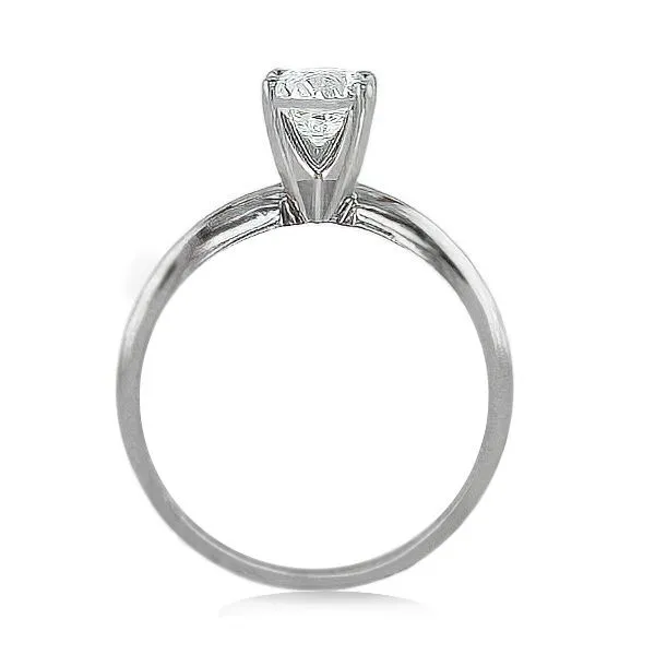 14K Diamond Solitaire Ring – GM Signature Image 2 Goldmart Jewelers Redding, CA