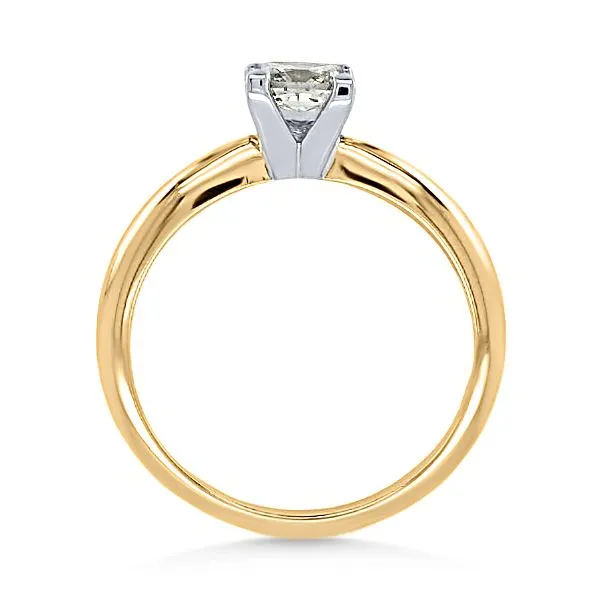 14K Diamond Solitaire Engagement Ring – GM Signature Image 2 Goldmart Jewelers Redding, CA
