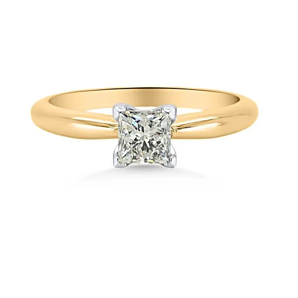 14K Diamond Solitaire Engagement Ring – GM Signature Goldmart Jewelers Redding, CA