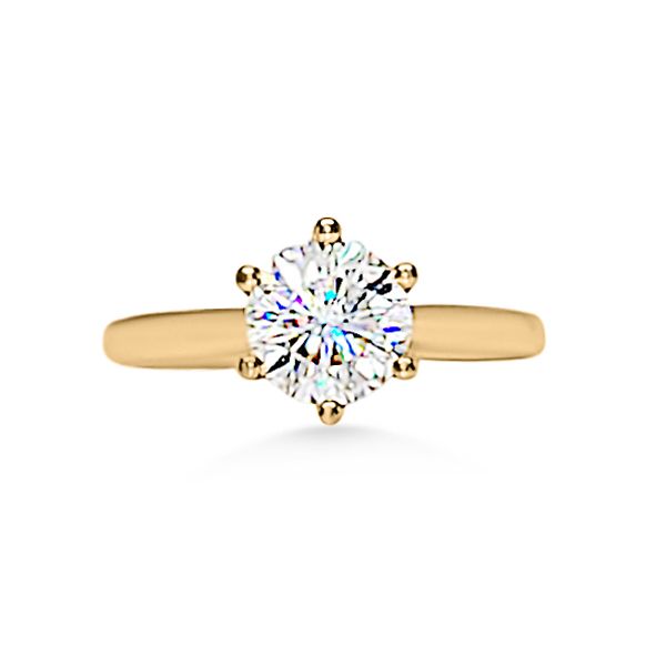 18K Facets of Fire Diamond Engmt. Ring by A.Jaffe Goldmart Jewelers Redding, CA