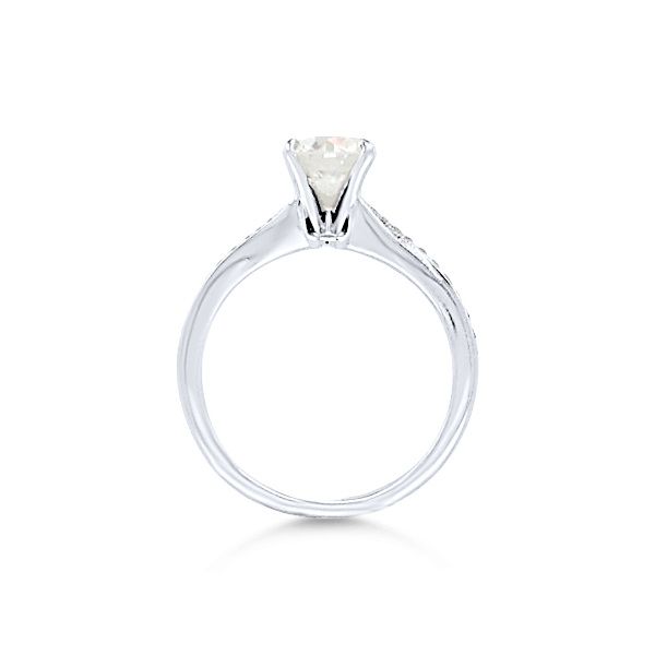 14K Facets of Fire Diamond, Engmt. Ring - Estate Image 2 Goldmart Jewelers Redding, CA