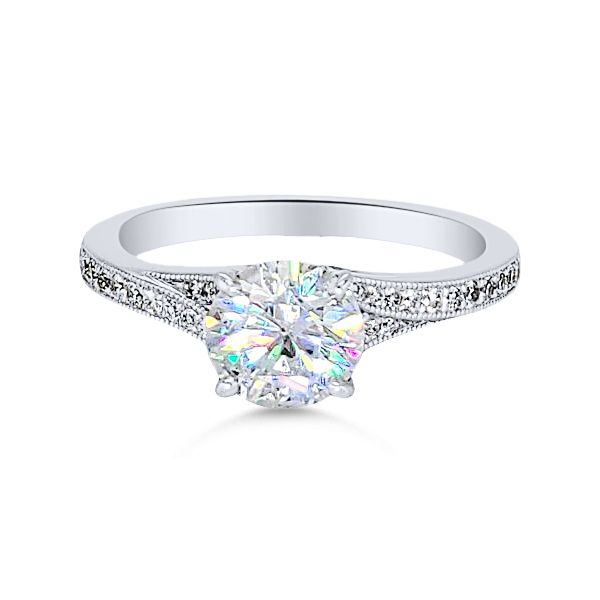 14K Facets of Fire Diamond, Engmt. Ring - Estate Goldmart Jewelers Redding, CA