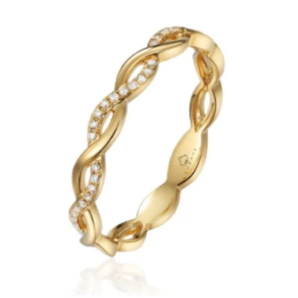 14K Stackable Band by Luvente Goldmart Jewelers Redding, CA