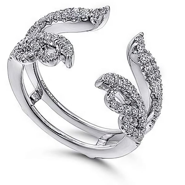 14K Enhance your Solitaire with Ring Guard by Gabriel Image 2 Goldmart Jewelers Redding, CA