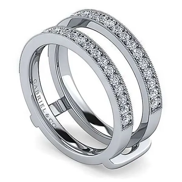 14K Enhance your Solitaire with Ring Guard by Gabriel Image 2 Goldmart Jewelers Redding, CA