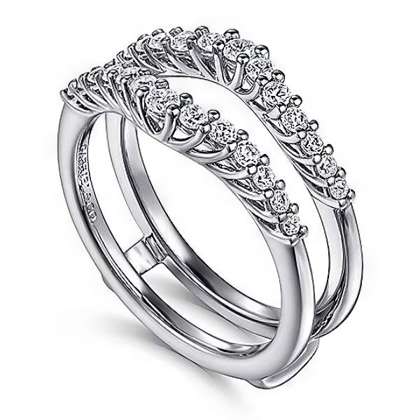 14K Enhance your Solitaire with Ring Guard by Gabriel Image 2 Goldmart Jewelers Redding, CA