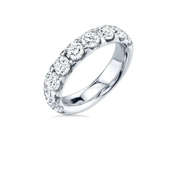 18K Half Anniversary Band – Goldmart Signature Image 2 Goldmart Jewelers Redding, CA