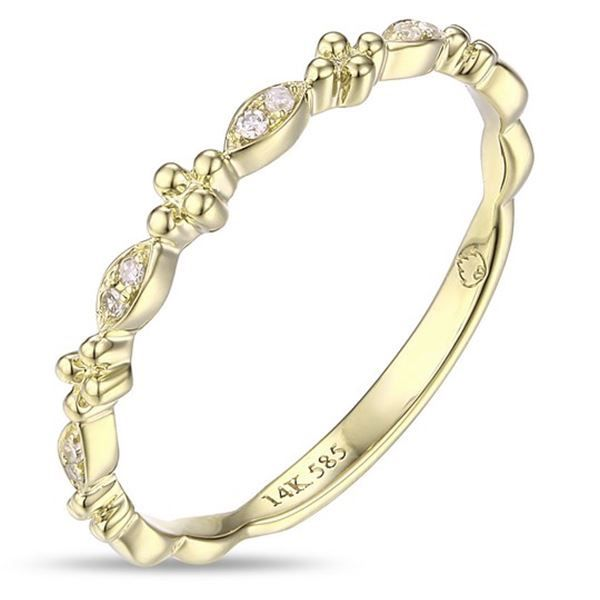 14K Stackable Band by Luvente Goldmart Jewelers Redding, CA