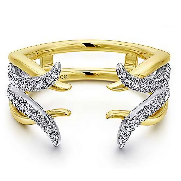 14K Diamond Ring Enhancer by Gabriel & Co. Goldmart Jewelers Redding, CA