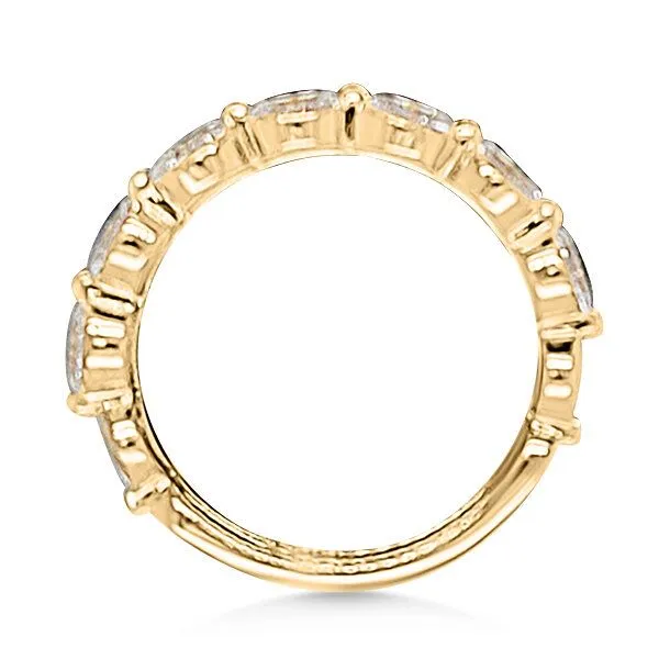 14K Diamond Half Anniversary Band - Costar Image 2 Goldmart Jewelers Redding, CA