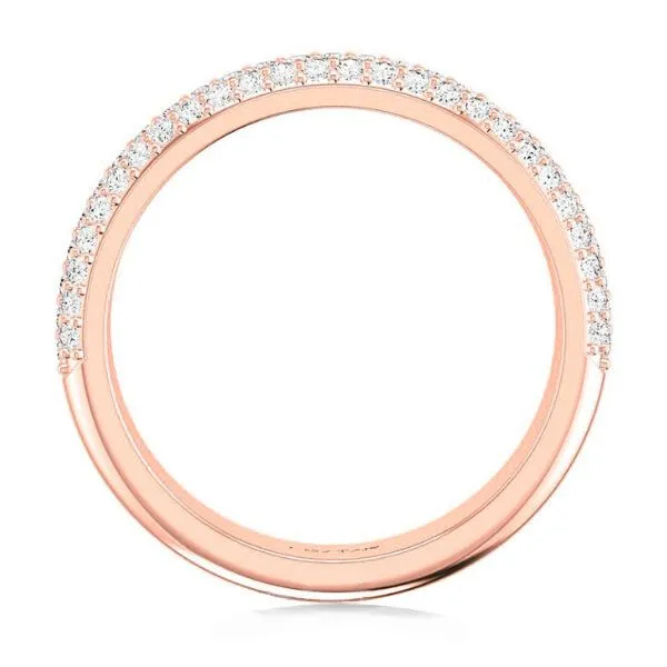 14K Diamond Half Anniversary Stackable Band by Costar Image 2 Goldmart Jewelers Redding, CA