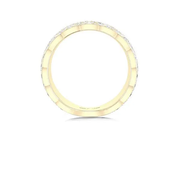 14K Diamond Geometric Band by Costar Image 2 Goldmart Jewelers Redding, CA
