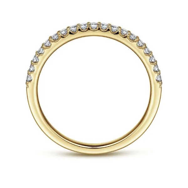 14K Diamond Anniversary Band by Gabriel & Co. Image 2 Goldmart Jewelers Redding, CA