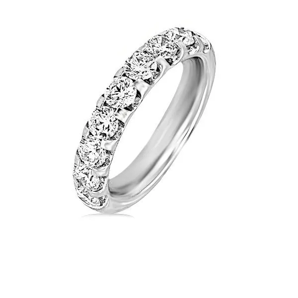 14K Diamond Half Anniversary Band – GM Signature Image 2 Goldmart Jewelers Redding, CA