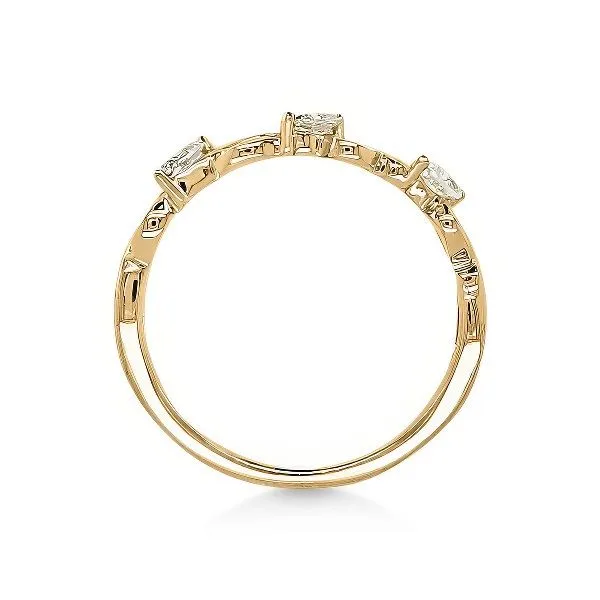 14K Marquise Diamond Band – Goldmart Signature Image 2 Goldmart Jewelers Redding, CA