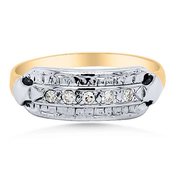 14K Diamond Anniversary Ring (Estate) Goldmart Jewelers Redding, CA
