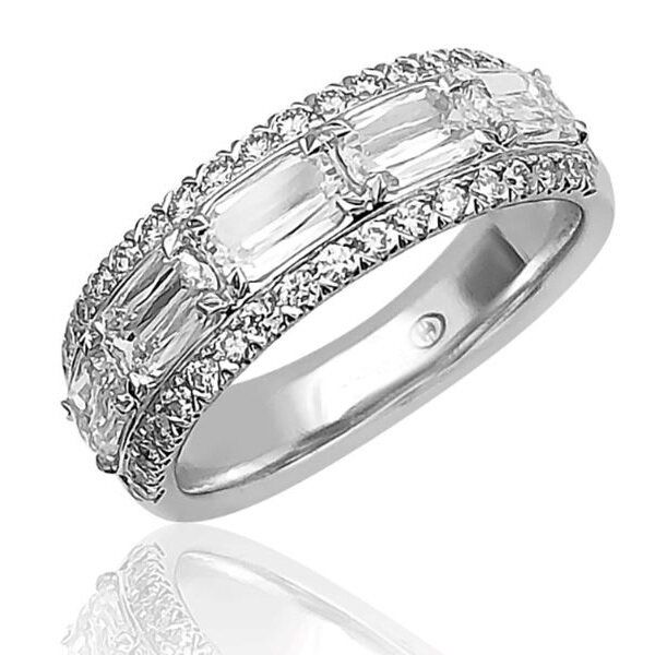 Outstanding - 18K Anniversary Ring by Christopher Designs Goldmart Jewelers Redding, CA
