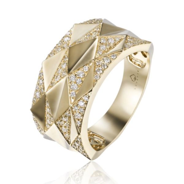 14K Geometric Fashion Ring by Luvente Goldmart Jewelers Redding, CA