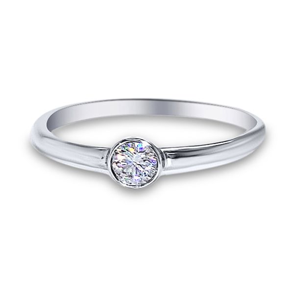 14K Stackable Solitaire Ring by Facets of Fire Goldmart Jewelers Redding, CA