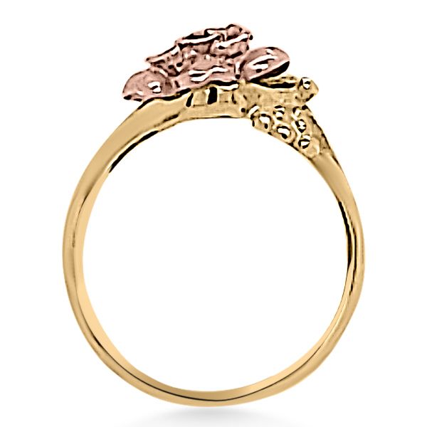 10K Black Hills Gold Fashion Ring w/Diamond (Estate) Image 2 Goldmart Jewelers Redding, CA