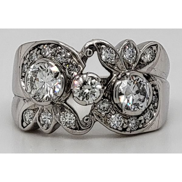 Platinum Diamond Fashion Ring (Estate) Goldmart Jewelers Redding, CA