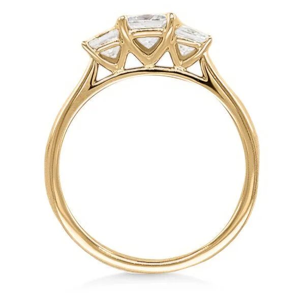 14K FoF Diamond 3 Gem Fashion Ring by Facets of Fire Image 2 Goldmart Jewelers Redding, CA