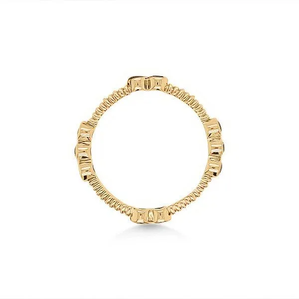 14K Diamond Beveled Fashion Band - GM Signature Image 2 Goldmart Jewelers Redding, CA