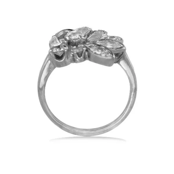 14K Diamond Antique Fashion Ring - Estate Image 2 Goldmart Jewelers Redding, CA