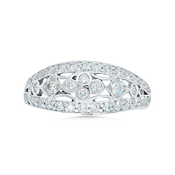 Platinum Diamond Fashion Ring - Estate Goldmart Jewelers Redding, CA