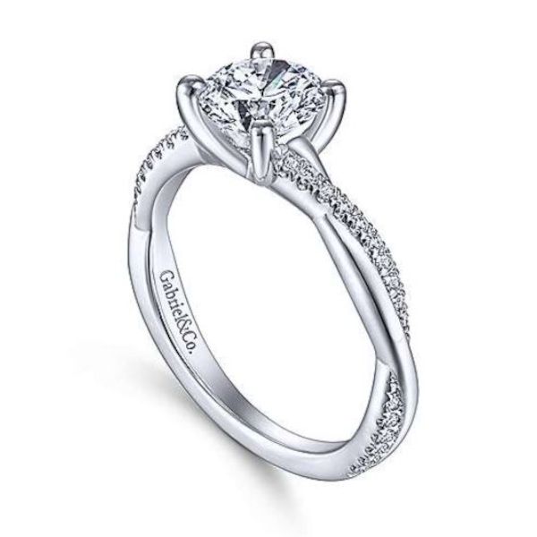 Captivating, 14K Engagement Ring by Gabriel Goldmart Jewelers Redding, CA