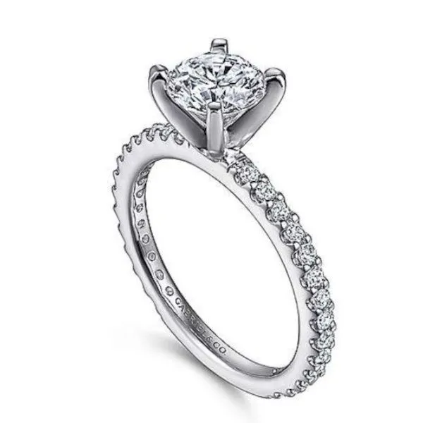 14K Semi-mount Engagement Ring by Gabriel Goldmart Jewelers Redding, CA