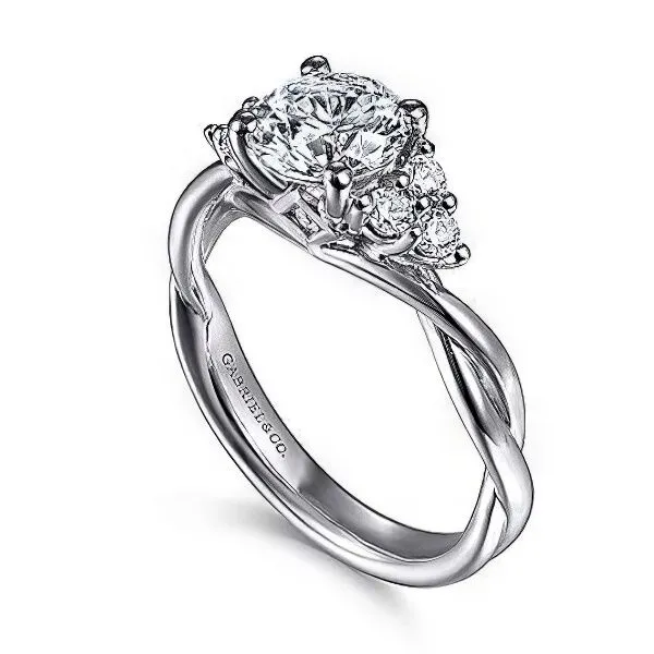 Enchanting, 14K Engagement Ring by Gabriel Goldmart Jewelers Redding, CA