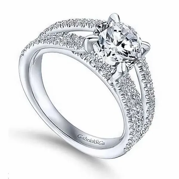 14K Semi-mount Engagement Ring by Gabriel Goldmart Jewelers Redding, CA