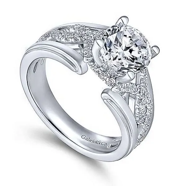 Luminous, 14K Engagement Ring by Gabriel Goldmart Jewelers Redding, CA