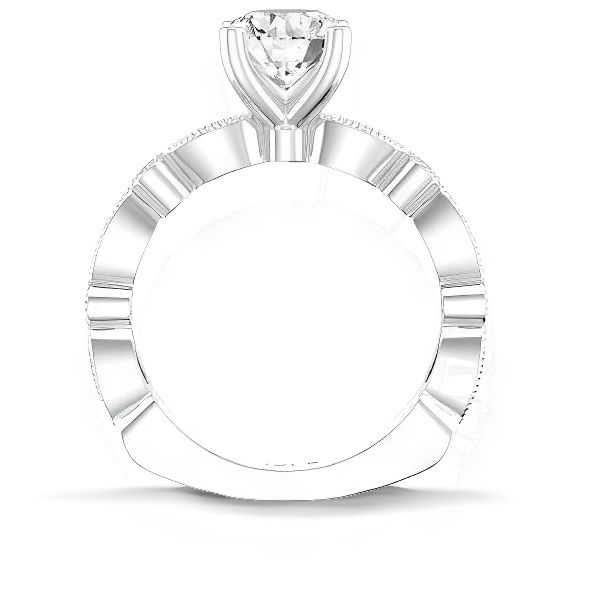 14K Modern Semi-mountt Ring by Costar Image 2 Goldmart Jewelers Redding, CA