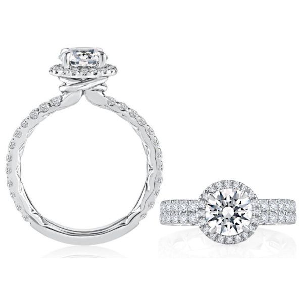 18K Engagement Ring by A.Jaffe Goldmart Jewelers Redding, CA