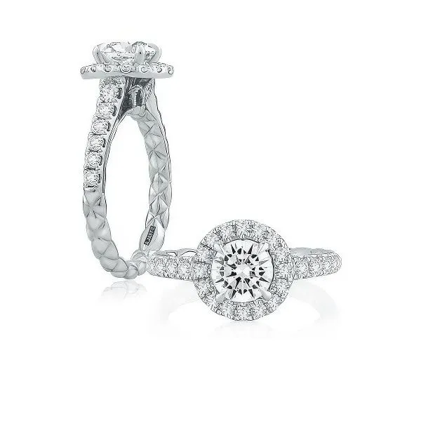 A jaffe on sale halo engagement ring