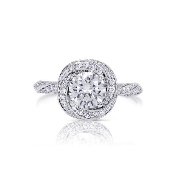 14K Diamond Halo Ring by Costar Goldmart Jewelers Redding, CA