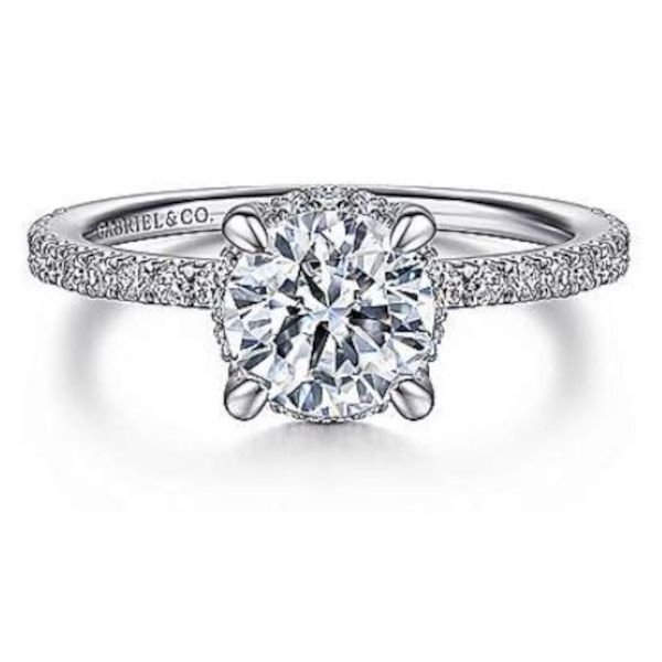 14K Engagement Ring by Gabriel & Co. Goldmart Jewelers Redding, CA