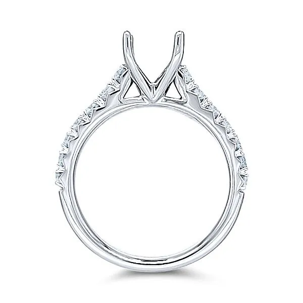 14K .50Cttw Semi Mount ring by Facets of Fire Image 2 Goldmart Jewelers Redding, CA