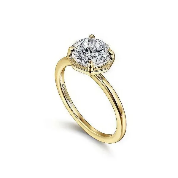 14K Semi-Mount Classic Collection Ring by Gabriel Image 3 Goldmart Jewelers Redding, CA