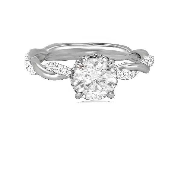 14K Semi-mount Contemporary Collection Ring by Gabriel Goldmart Jewelers Redding, CA
