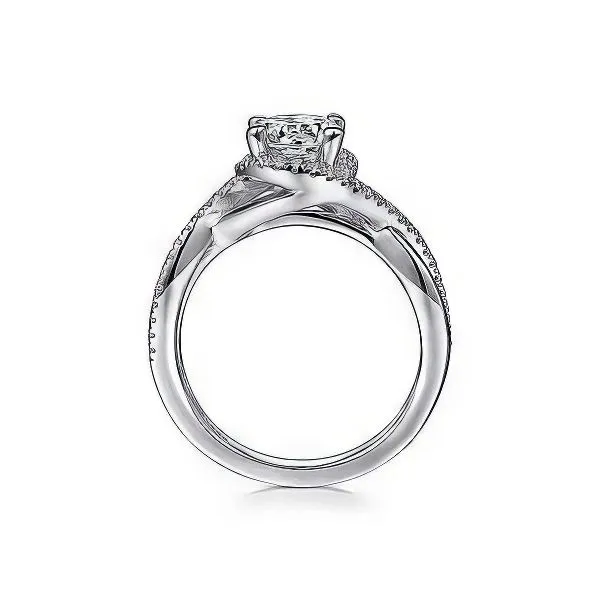 14K Semi-mount Contemporary Collection Ring by Gabriel Image 2 Goldmart Jewelers Redding, CA