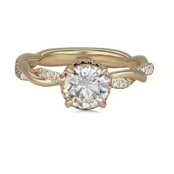 14K Semi-mount Contemporary Collection Ring by Gabriel Goldmart Jewelers Redding, CA