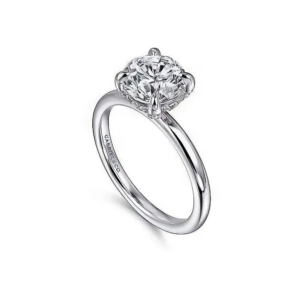 14K Semi-mount Classic Collection Ring by Gabriel Image 3 Goldmart Jewelers Redding, CA