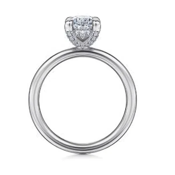 14K Semi-mount Classic Collection Ring by Gabriel Image 2 Goldmart Jewelers Redding, CA
