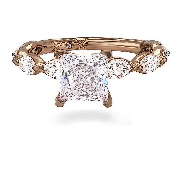 18K Semi-mount Ring by A.Jaffee Goldmart Jewelers Redding, CA