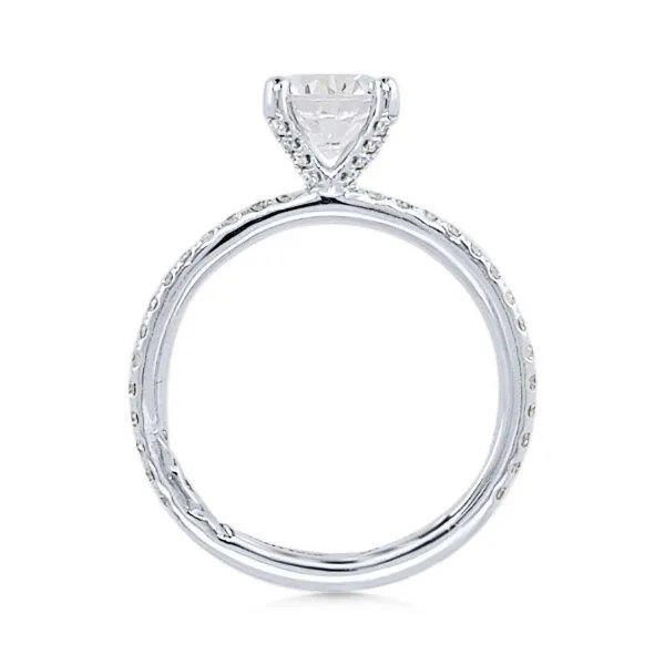 18K Semi-mount Engagement Ring by A.Jafee Image 2 Goldmart Jewelers Redding, CA